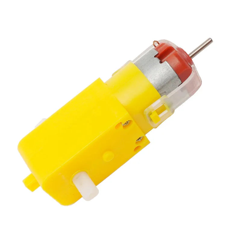 Solder-free TT motor (rear long axis) intelligent trolley DIY -motor single axis dual axis DC Quake