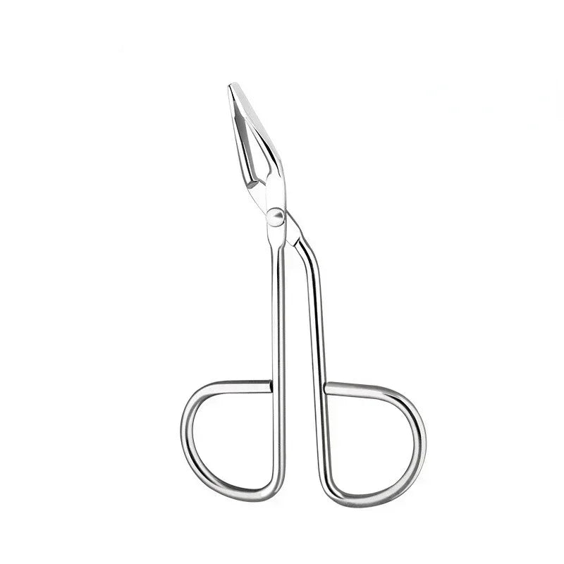 Professional Elbow Eyebrow Pliers Clip Scissors Tweezers Straight Pointed Stainless Steel Eyebrow Plucking Makeup Beauty Tools Quake 01