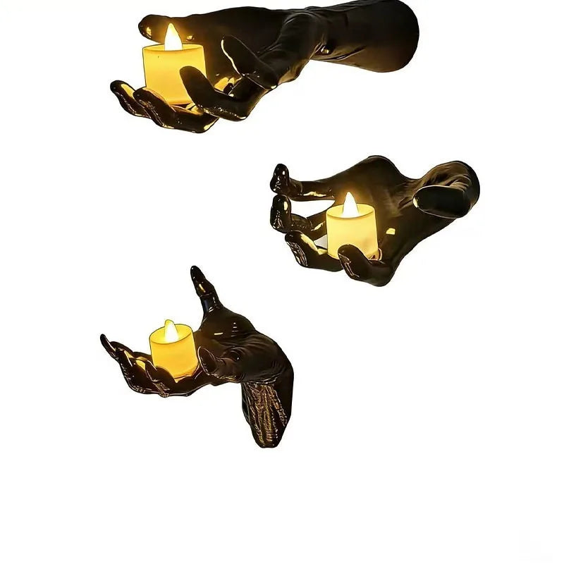 Halloween Scary Ghost Hand Prop Devil Fake Hand Desktop Ornament Ghost Festival Party Haunted House Scene Decoration Prop Quake