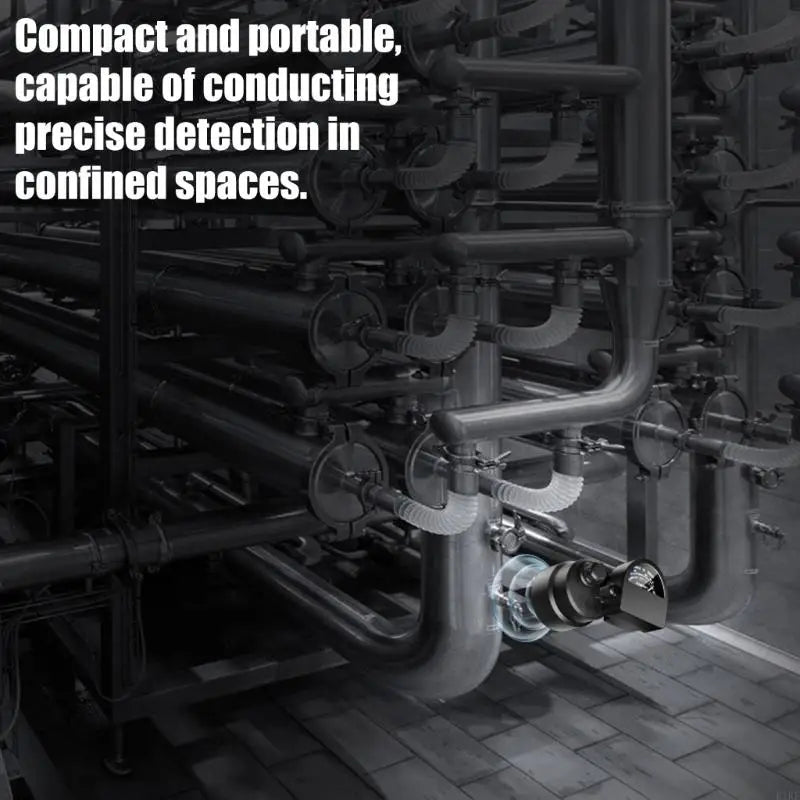 High Sensitivity Type C Water Leak Detector With Frequency Display Sensitive For Pipe Leakage Detection K1KF Quake