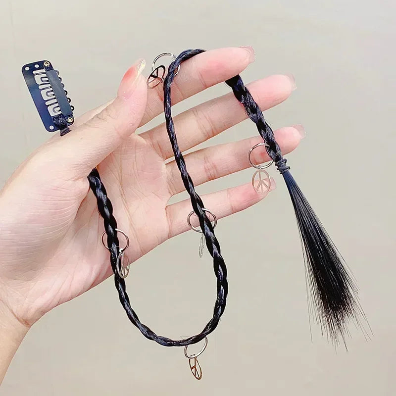 Girls Cool Fashion Y2K Boxing Braids Hair Braiding Tools Women Fried Dough Twist Braid Traceless Invisible BB Clip Boxing Braid Quake 11