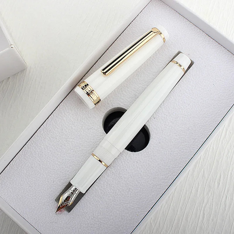 Jinhao 82 Porcelain White Fashion Colour Business Office Student School Stationery Supplies Fine Nib Fountain Pen New Quake