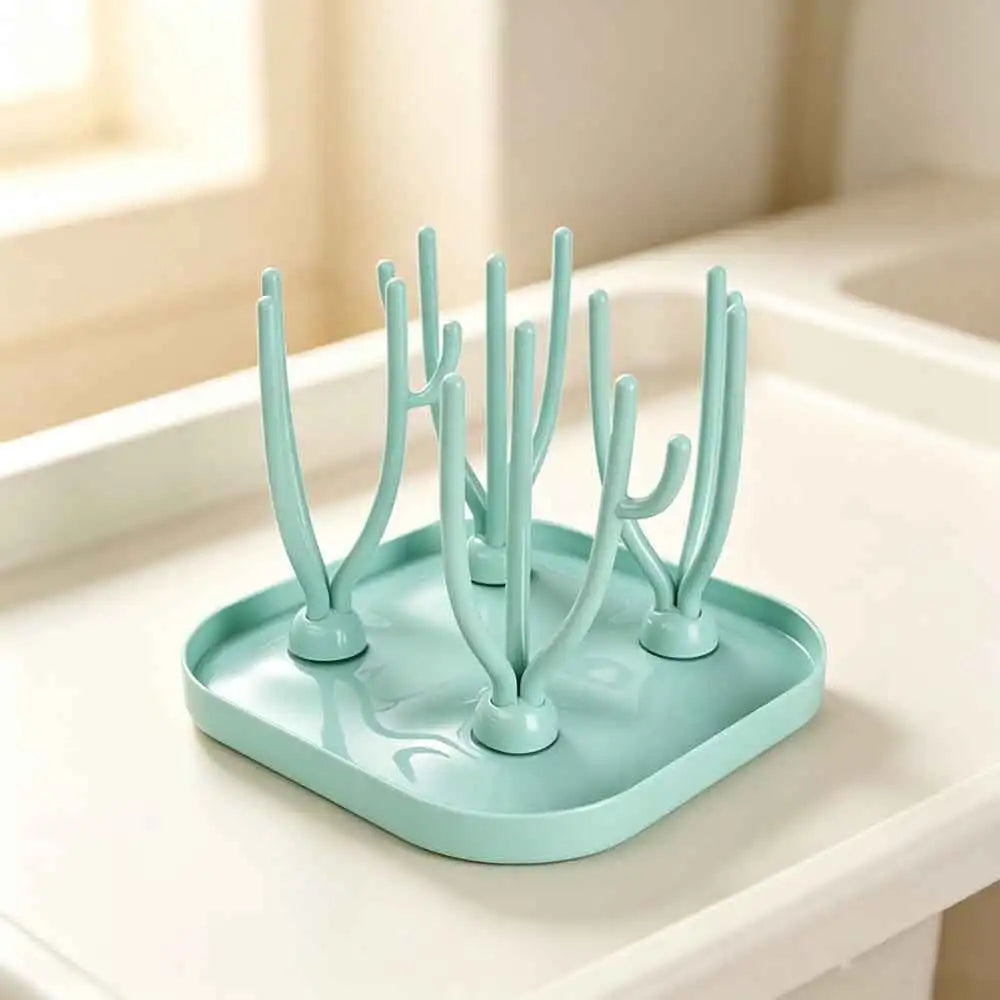 Water Tray Functional Multi Removable Baby Bottle Dry Rack Pacifiers Teat Cup Cleaning Drainer Drying Drip Quake