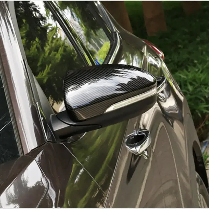 For Hyundai Tucson 2015-2020 2016 2017 2018 2019 Car Rearview Side Mirror Cover Wing Cap Exterior Door Rear View Case Trim Frame Quake