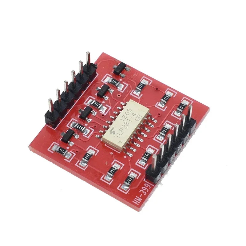 4 Channel Opto-isolator IC Module TLP281 4 Channel For Arduino Expansion Board High And Low Level Optocoupler Isolation Quake