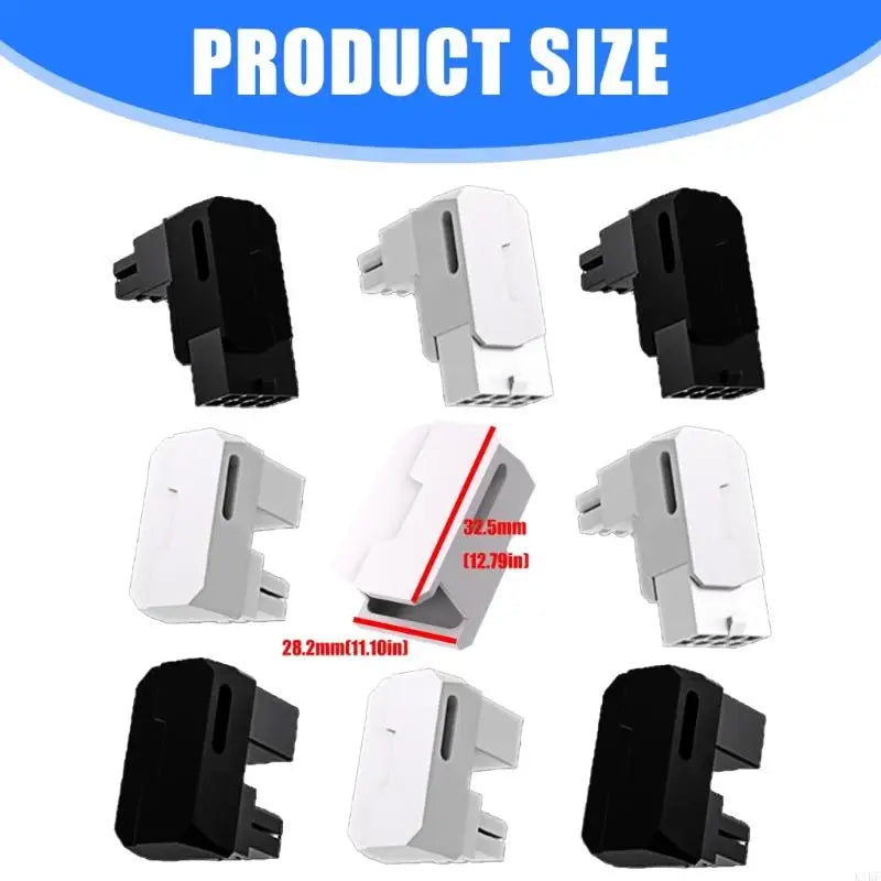 Flexible 8PIN Visuals Card Connector Space Saving Design For Dense Case Aluminum Mixture Material K1KF Quake