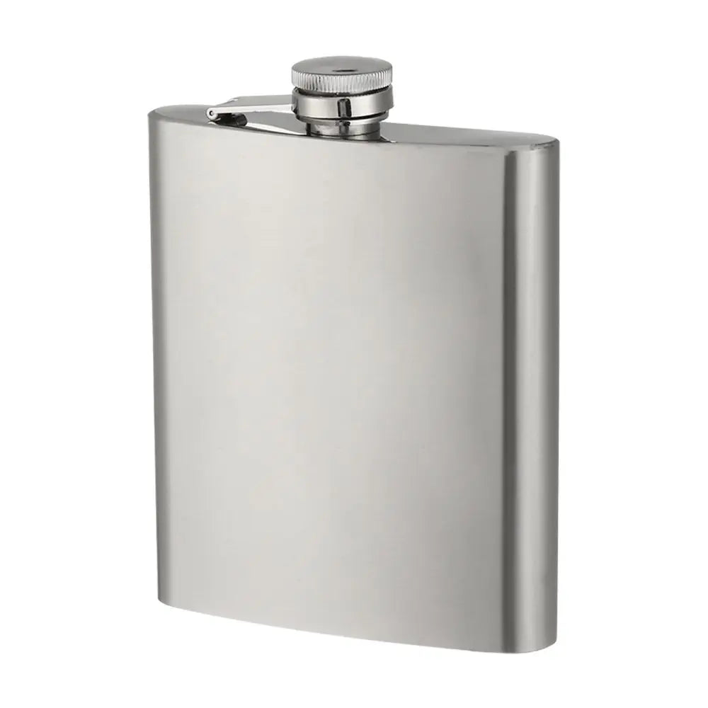 Stainless Steel Hip Flask Portable Liquor Flask Leakproof Drinking Bottle Alcohol Wine Whiskey Holder Drinkware Wedding Party Quake 18oz (500ml)