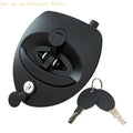 Cabinet Lock Motorhome Trailer Cabin Door Furniture Lock Drawer Lock Universal Replacement Waterproof Security Lock H8WE Quake black shell black CN
