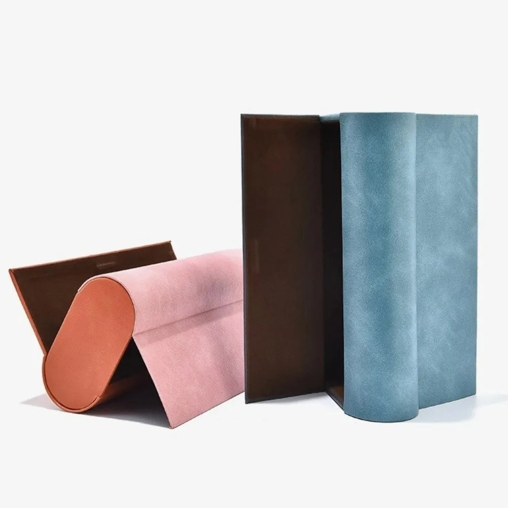 Fashion Double Layer Double Eyeglasses Case PU Leather Large Capacity Eyeglasses Holder Waterproof Sunglasses Box Women Quake