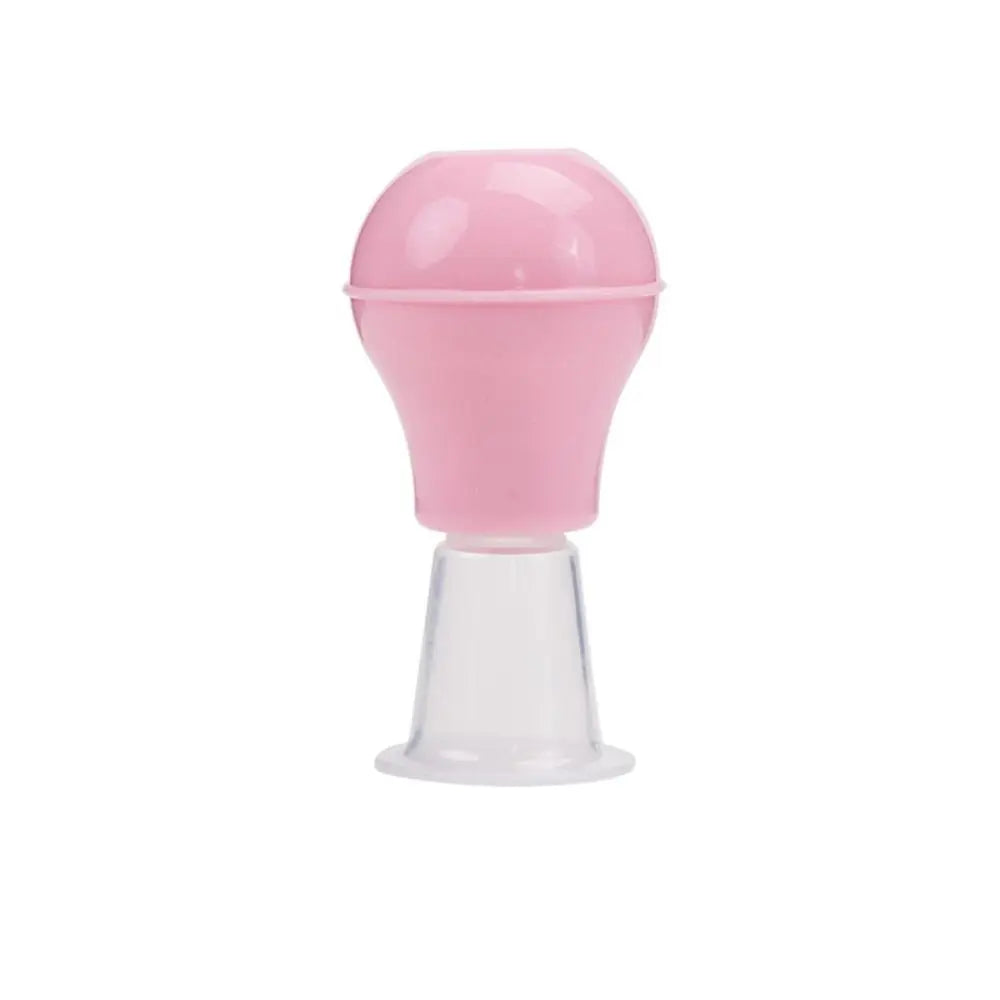 PP Nipple Corrector Silicone Smooth Edge Nipple Flat Retraction Puller Portable Inverted Nipple Puller Prenatal And Postpartum Quake Pink
