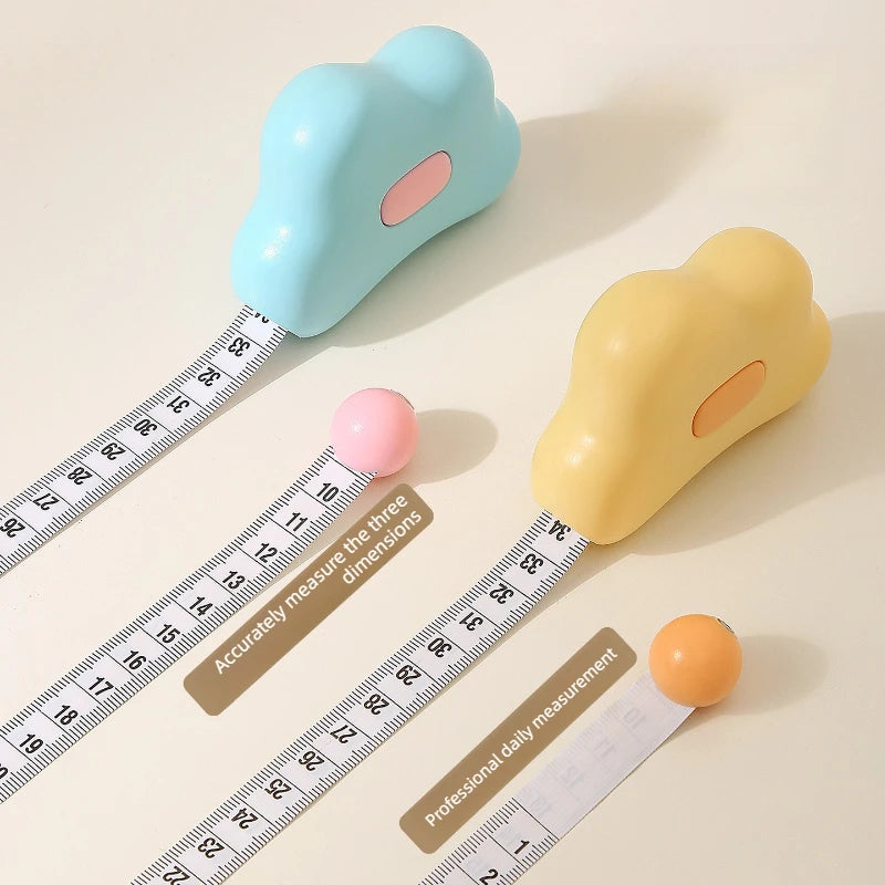Magnetic Self-retracting Body Measuring Tape One Key Auto Rewind Ruler Portable Tape Measure for Waist Bust Hip Body Measurement Quake