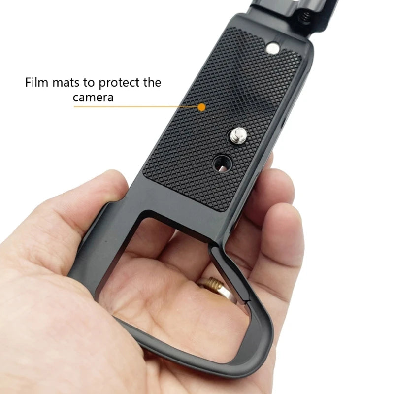 Quick Release Plate Base Grips Handle, Hand Grip Handle Quick Release L Plate Holder for Sony A7r4 a7m4 A7S3 A1 Camera K1KF Quake