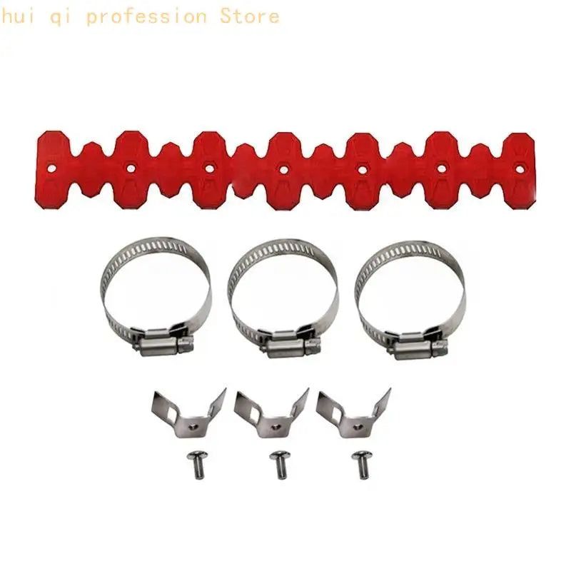 Motorcycle Accessories Flexible Exhaust Heat Shield Exhaust Insulation Muffler Cover for Dirt Bikes H8WE Quake Red CN