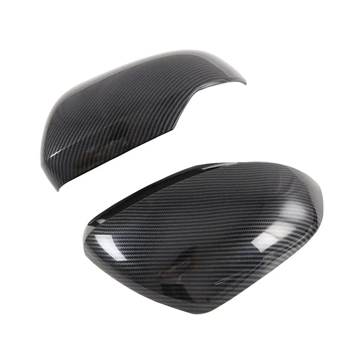 For Mitsubishi Montero Pajero Sport 2016-2022 2x Car Sticker Rearview Side Mirror Cover Wing Cap Exterior Case Trim Accessories Quake Carbon