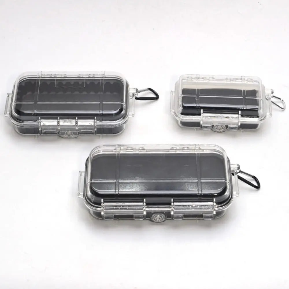 Durable ABS Camping Box Shockproof Transparent Sealed Storage Box Equipment Dry Box Professional Waterproof Toolbox Quake