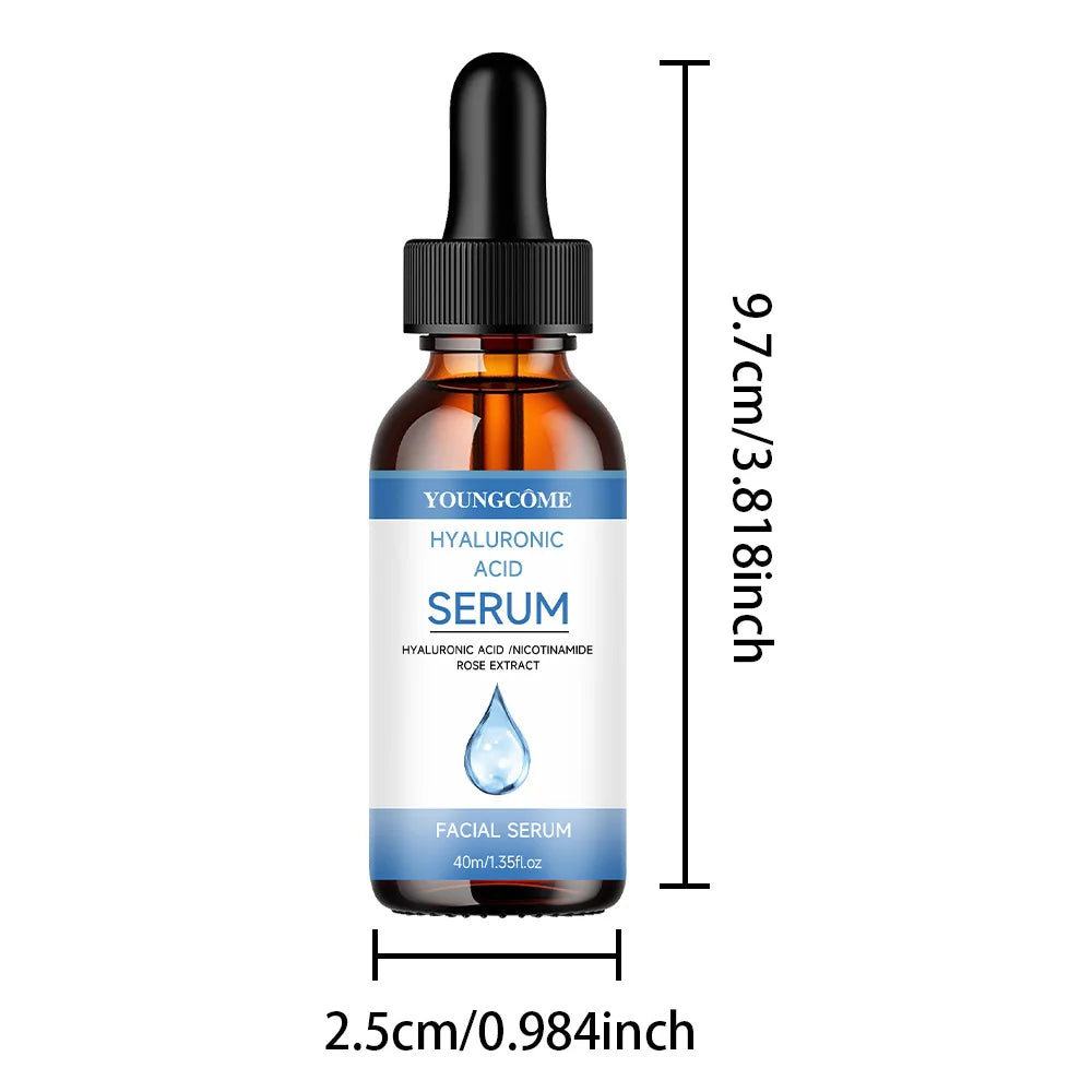 Hyaluronic Acid Collagen Fast Wrinkle Removing Facial essence Liquid Lifting Firming Exfoliating Anti aging Whitening Skin Care Quake 40ML