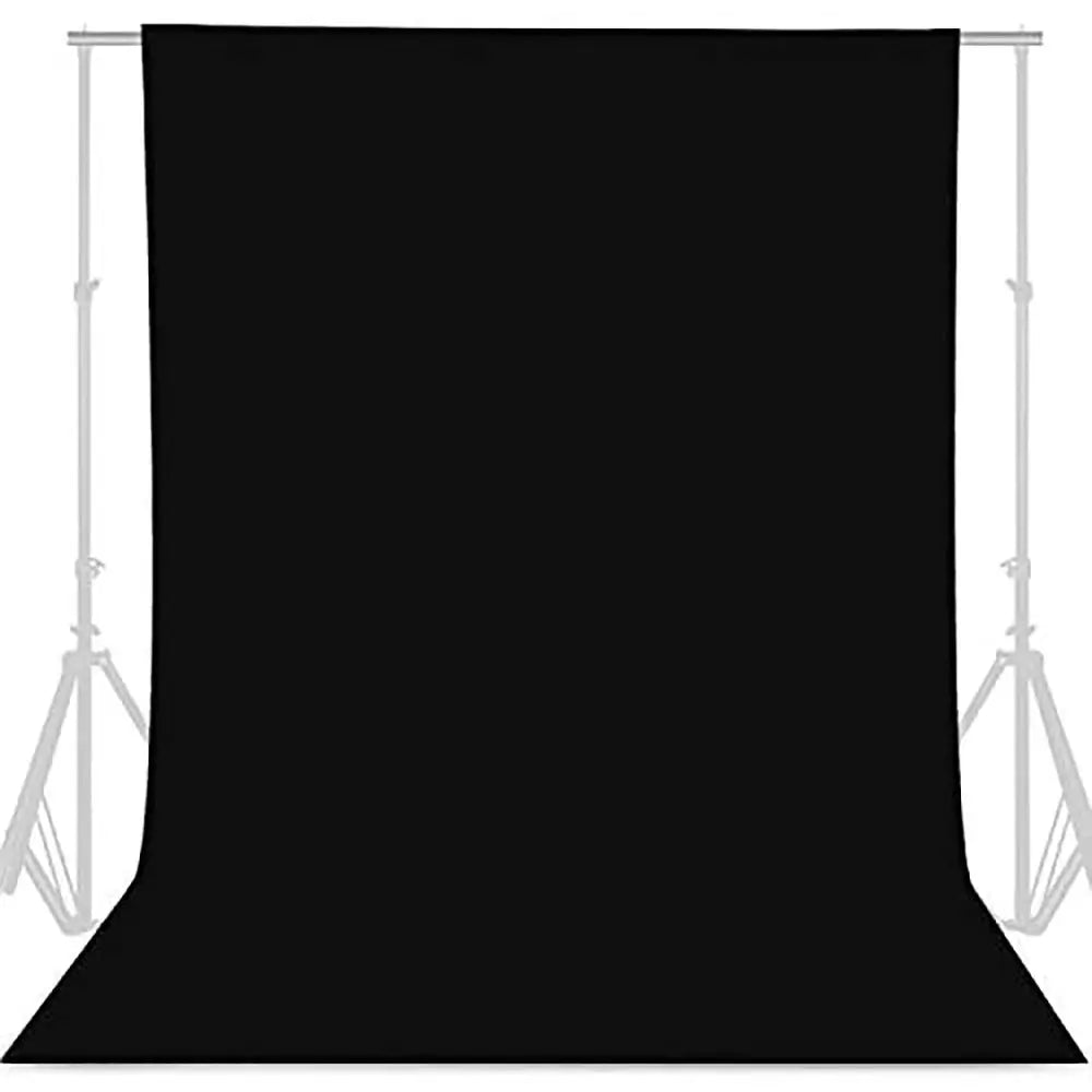 Video Shooting Green White Black Smooth Photography Background Backdrop Cloth Screen Chromakey Quake Black 2000x3000MM