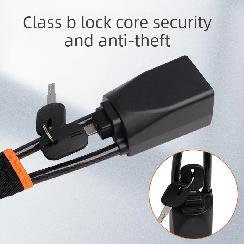 Vehicle Steering Wheel Anti Theft Lock Hot Selling Steel Cable Safety Buckle Lock Durable Easy Install Car Security Lock Quake