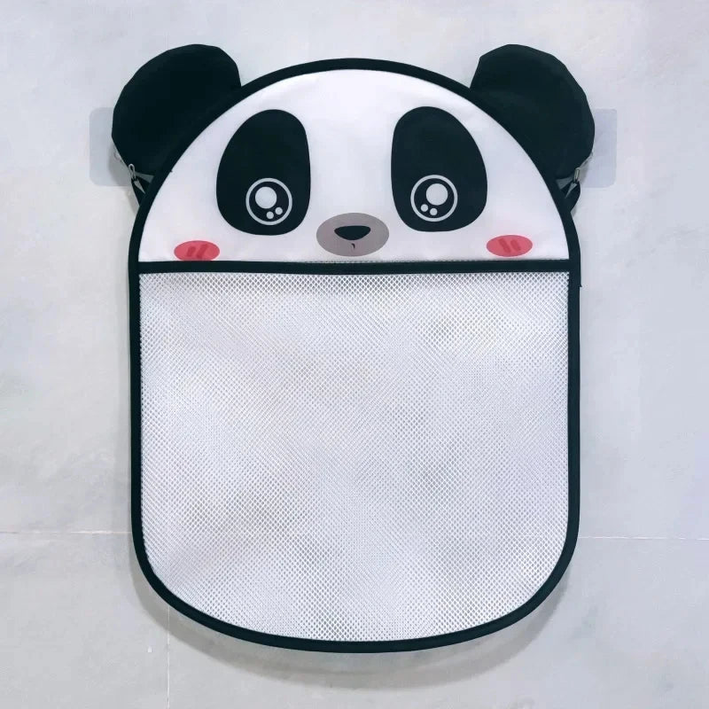 Large Bathroom Storage Mesh Bag, Children's Bath and Water Toy Storage Bag, Baby Mesh Bag, Suction Cup Hanging Bag. Quake