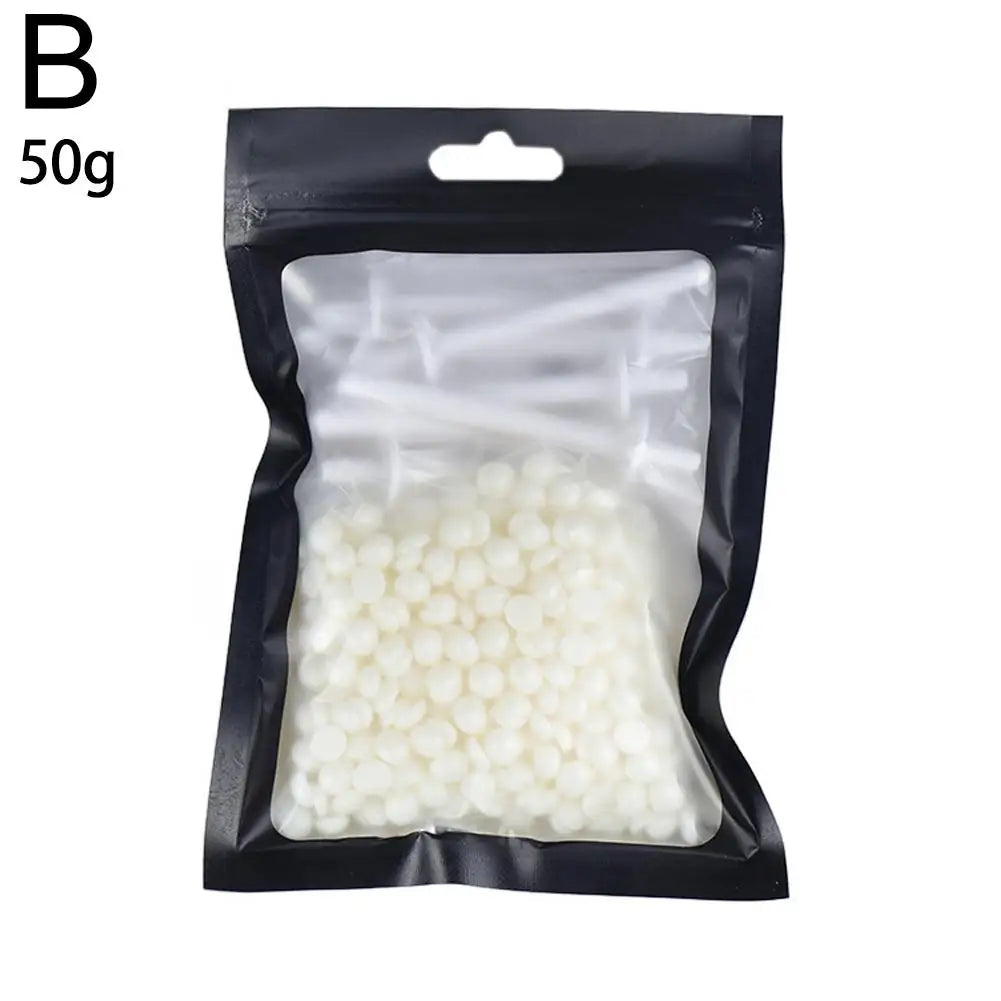 Portable Nose Wax Kit Painless Ear Nose Hair Removal Wax Kit Sticks Nail Wax Cleaning Nose Beauty 25g/50g For Men And Women Quake 50g CN