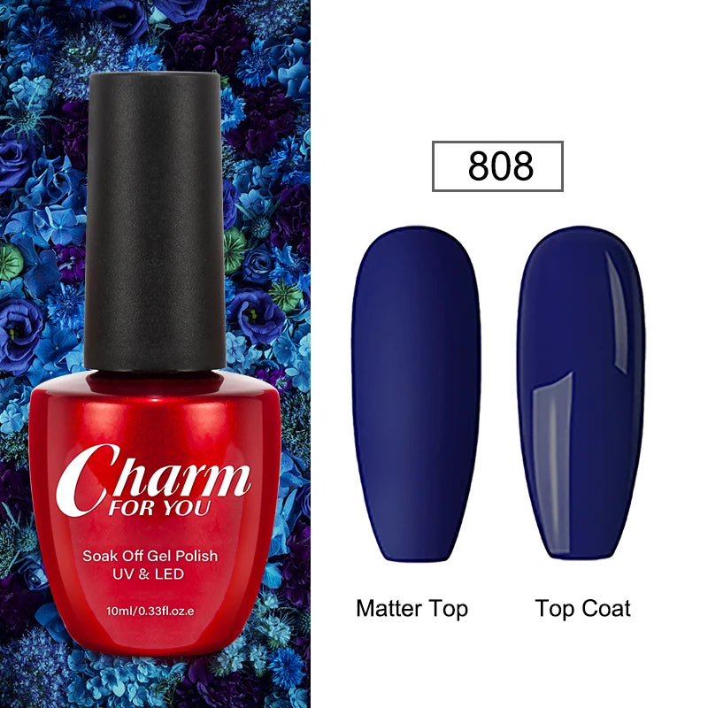 23 Color Gel Nail Polish 3 IN 1 One Step Summer Color Gel Varnish Semi Permanent UV/LED Soak Off Manicure Nail Art Gel Lacquer Quake 808