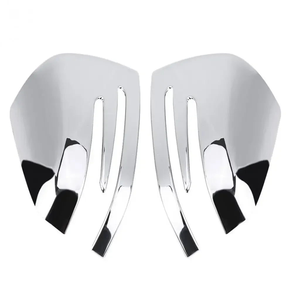 For Mercedes Benz W176 W246 W212 W204 C117 X156 X204 W221 A B C E S Class Car Rearview Side Mirror Cover Wing Cap Trim Sticker Quake Silver