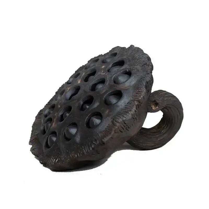 Yixing Zisha Tea Pet Lotus Pod Ornament Old Lotus Seed Sculpture Craft Tea Set Tea Ceremony Ceramic Accessories Miscellaneous Quake Style 3 2