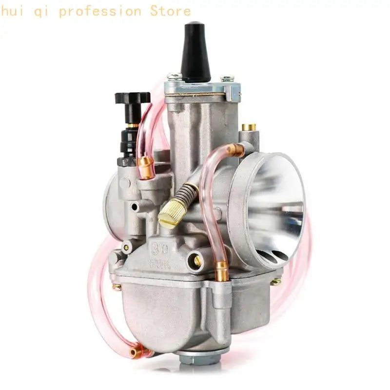 Upgraded Motorcycle Carburetor 21-34mm Motorcycle Modification for Motorbike H8WE Quake 30mm CN