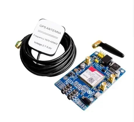 SIM808 Module GSM GPRS GPS Development Board IPX SMA with GPS Antenna for Raspberry Pi Support 2G 3G 4G SIM Card Quake 1 SET