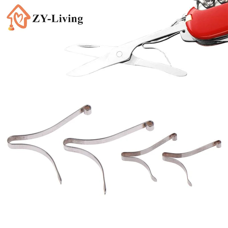 1Pcs Scissors Accessories Clip Spring For 58mm 91mm Knife 301 Stainless Steel Spring Quake