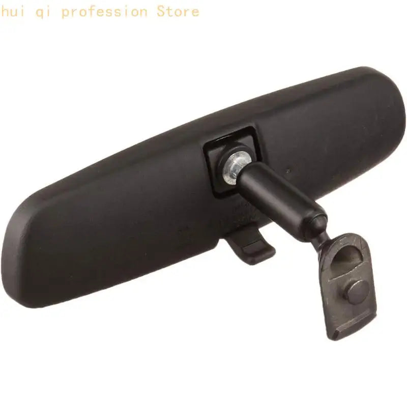 Car Interior Mirror Assembly Replacement with Mounting Stem 76400TF0A01, Front Center Rear View Mirror in Black Housing for H8WE Quake