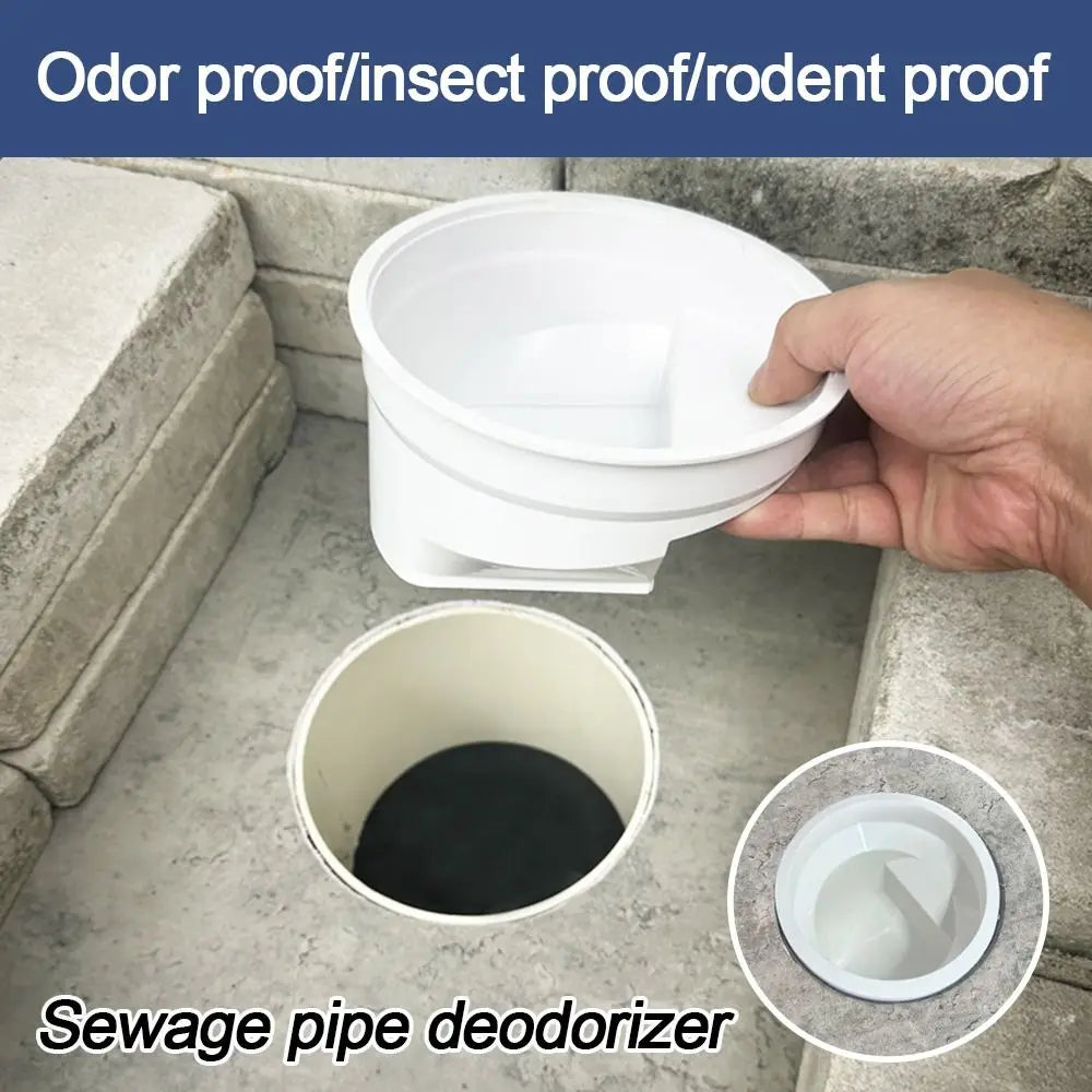 Anti-leak Toilet Flange Ring Floor Outlet Odor-resistant Drain Pipe Cover Automatic Closing Replacement Toilet Repairing Parts Quake