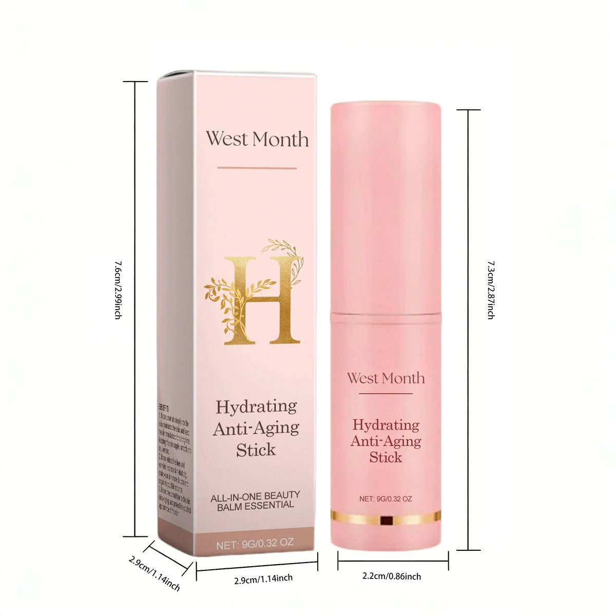 Hydrating Moisturizing Balm Soft Skin Stick for Face & Body Smooth Silky Skin Care Ramadan Gift for Women Eid Mubarak Quake
