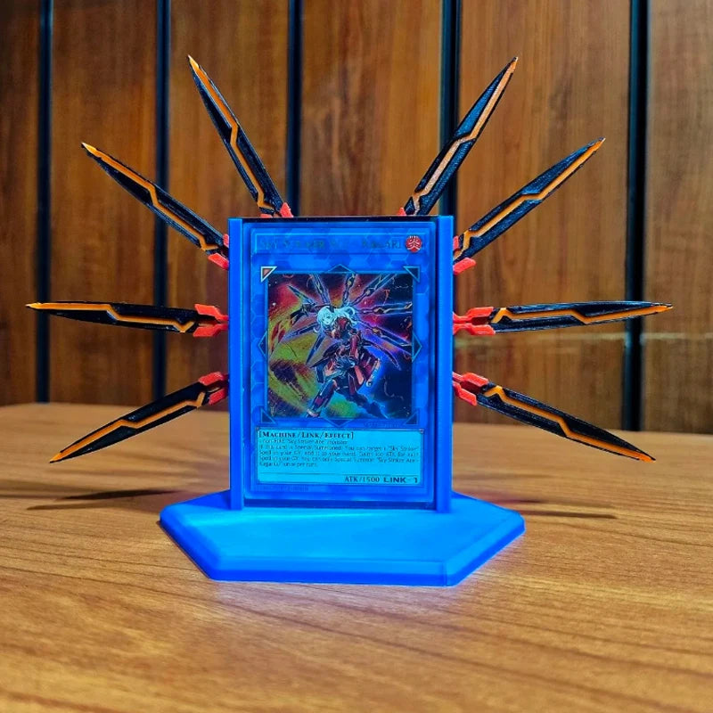 Hot New DIY 3D Printed Trading Card Display Stand Desktop for Yu-Gi-Oh Anime TCG Creative Collectible Durable Gift Toys Quake
