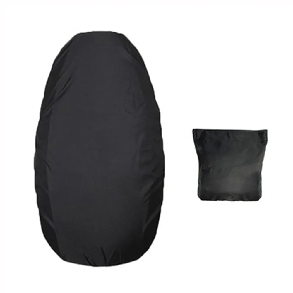 Motorcycle Rain Seat Cover Universal Flexible Waterproof Saddle Cover Black Seat Cover Rain Resistant Car Seat Protective Cover Quake