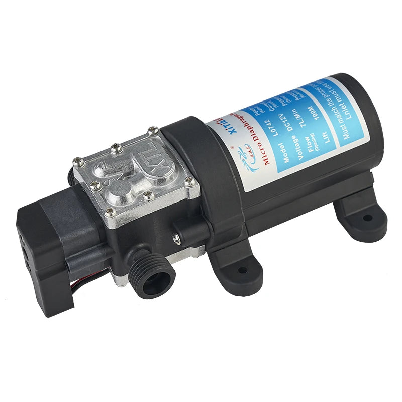 L0742YD-12-120F12V 120W High Temperature Micro Electric Diaphragm Cleaning Home Appliance Automatic Start Stop Pump BoostingPump Quake