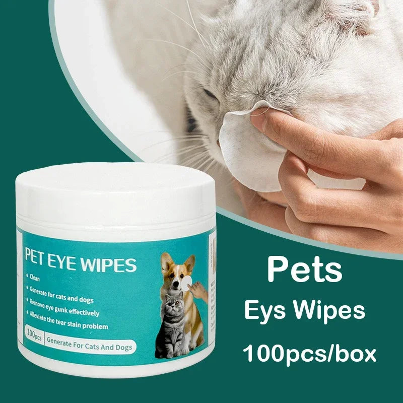 Pet Cleaning Products Eye Wipes To Remove Tear Marks Cleaning Wet Tissues Cat Wiping Eyes Removing Tear Marks and Cleaning Pet Quake Default Title