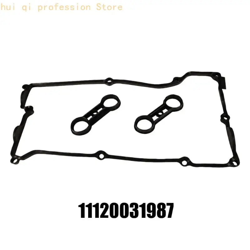 Perimeter Gasket and Inner Gasket Set for E46 E87 E90, 3 Piece Rubber Engine Valves Cover for Maintenance, Cover Service Quake