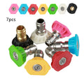 Lava Jato Alta Pressão Australia High Pressur Power Washer Spray Light Green Water Hose Lancesgun Head Nozzles Car Wash Quake 7pcs