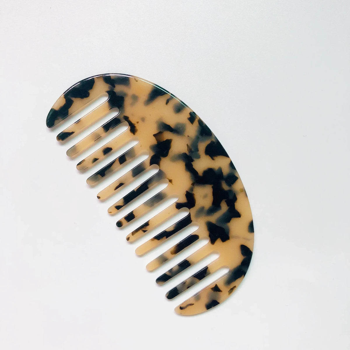 Wide Teeth Acetate Hair Combs Anti-static Massage Hair Brush Hairdressing Colorful Hairdress Salon Styling Traveling Accessories Quake NO.25 12x5.9cm
