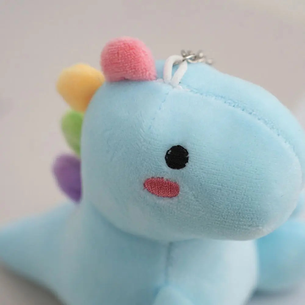 New Plush Keychain Toy Dinosaur Plush Keyring Soft Mini Dinosaur Plush Doll Cute Dinosaur Pendant Quake