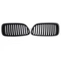 For BMW 5 Series F10 F11 M5 2010-2016 Car Styling Single Line Grille Kidney ABS Front Hood Racing Grill Black Auto Accessories Quake Matte Black