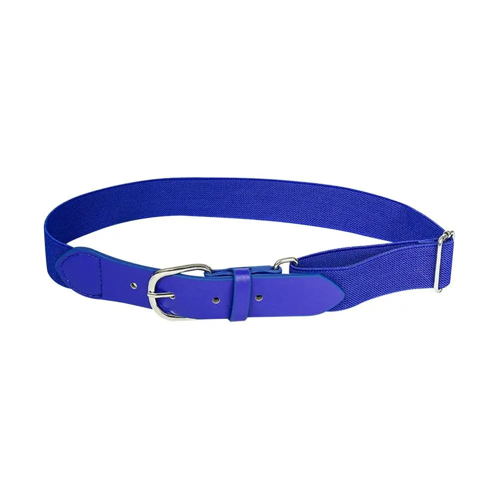 Decoration Adjustable Children Waistband Waiststrap Elastic WaistBelt Baseball Belt Quake blue