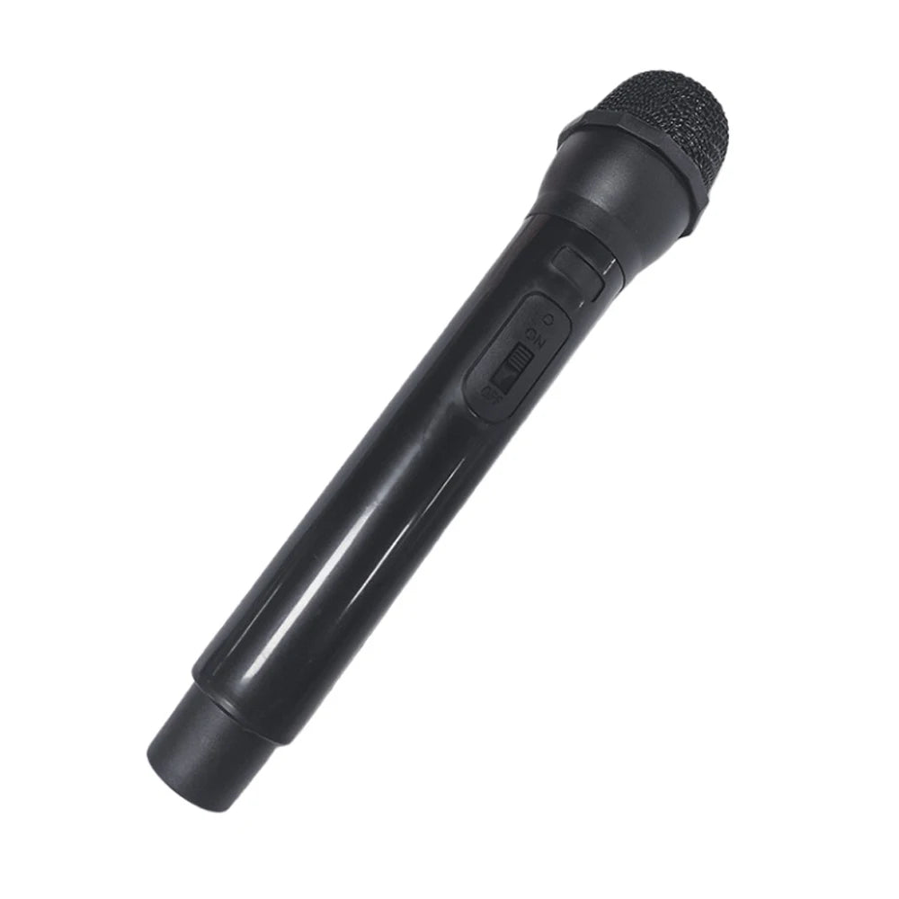 Simulation Microphone Prop,Plastic Realistic Pretend Microphone Prop,Fun Stage Mic Prop for Christmas,Cosplay,Speech,Music Party Quake black