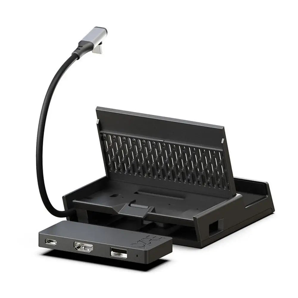 Modular Dock for Steam Deck OLED ROG Ally X XBOX Portable Base USB C Hub with 2.5mm Case Compatible Connector Extension Dock Quake SDK