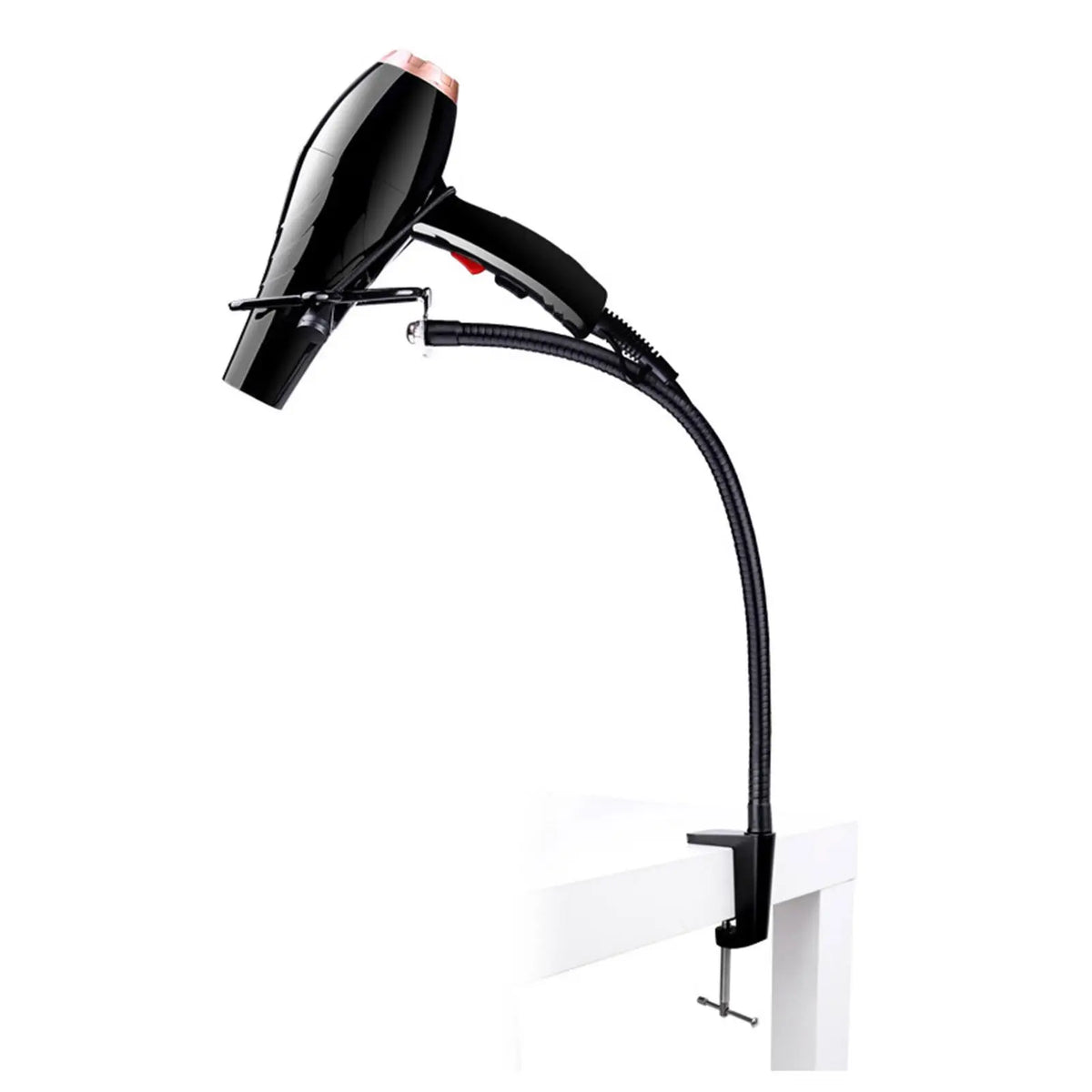 Hair Dryer Stand Adjustable Clamp Mount for Countertop Dog Grooming Table Quake
