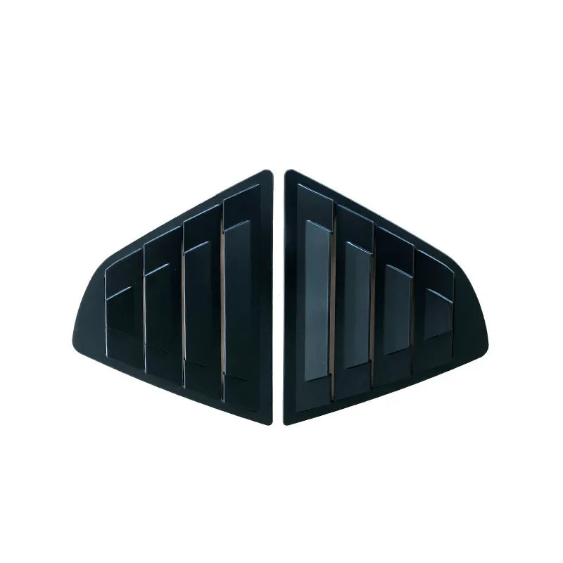 For Toyota Camry Sedan 2018 2019 2020 2021 2022 2023 Car Rear Louver Window Side Shutter Cover Trim Sticker Vent Scoop ABS Auto Quake Matte Black