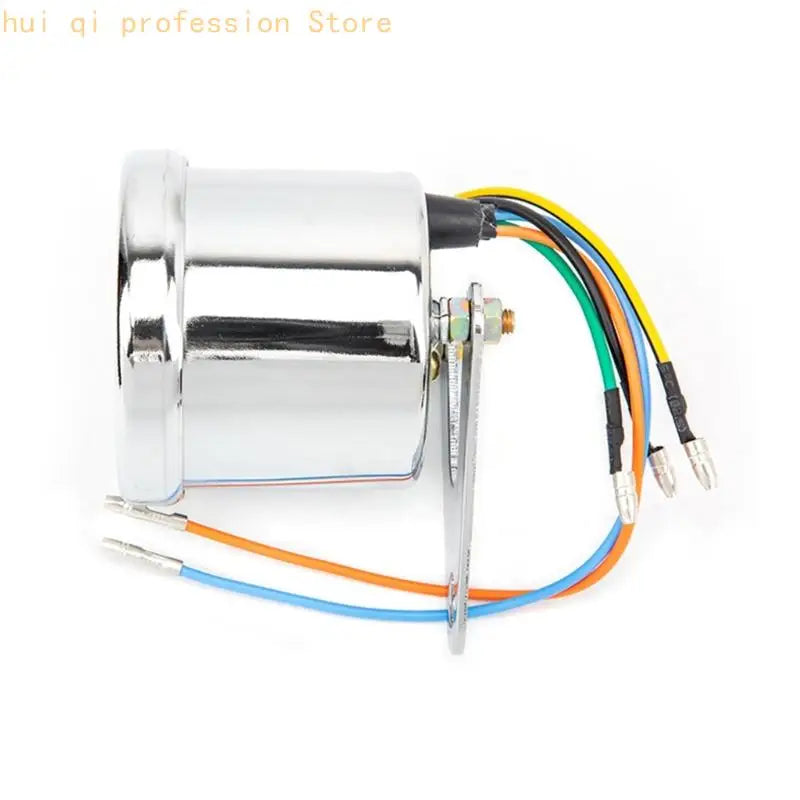 Stainless Tacho Gauge Motorcycle Tachometer Motorbike Accessory 13000RPM Counter with LED Backlit Easy Installation H8WE Quake
