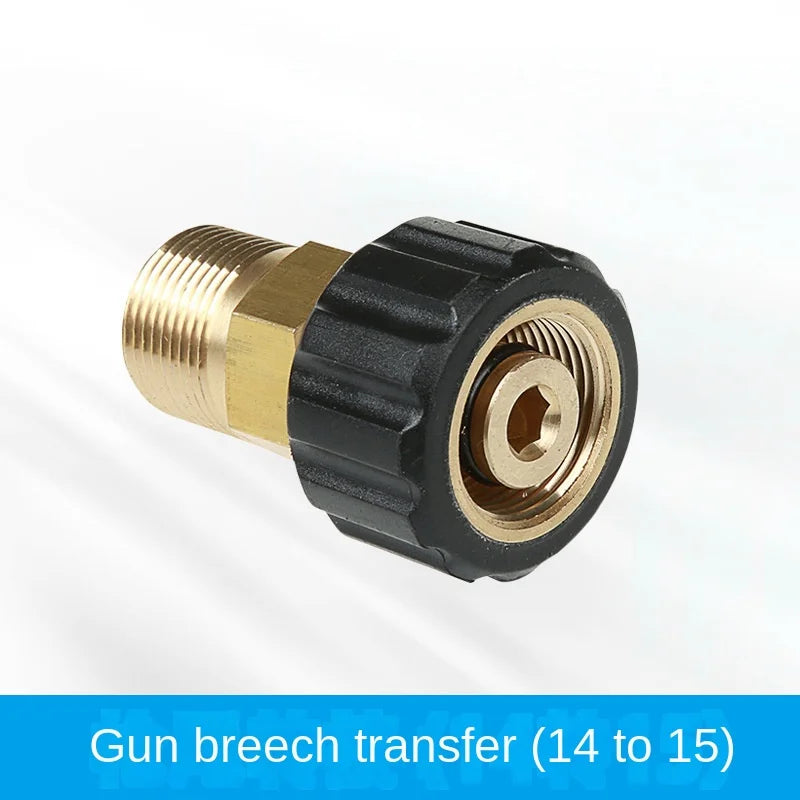 M22 14/15MM Cleaning Machine Discharging Tube High-Pressure Car Washing Gun Joint Universal Adapter Quake