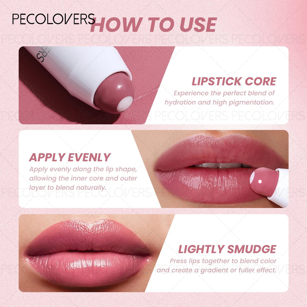1PC Pinch Mouth Red Pen, Moisturizing Lipstick, Multi Color Selection, Suitable for Various Makeup Looks, Lip Cosmetics Quake